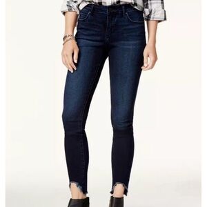 Articles Of Society Stephanie Step Hem Dark Blue Skinny Jeans Size 28